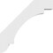 Ekena Millwork 3"W x 10"D x 10"H Standard Aspen Architectural Grade PVC Knee Brace BRCP03X10X10ASP - alternate 4